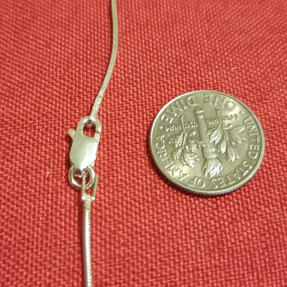 SNAKE CHAIN new.  sterling silver snake Italian 18 - Picture 4 of 6